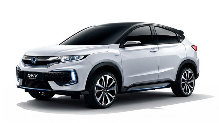 ヴェゼルの電気自動車バージョン？！中国専用モデルのホンダ・X-NVコンセプトを発表！